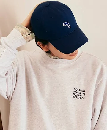 Dolphin Wave APPAREL Embroidered Ball Cap