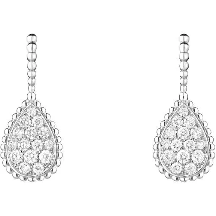 Boucheron White Gold And Diamond Serpent Bohème Drop Earrings - Multi - One Size