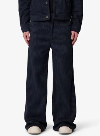 MNML Men's Pinstripe Bootcut Pants