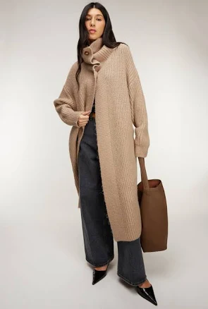 OAK + FORT Maxi Length Cardigan