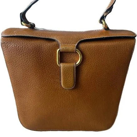 Delvaux Tempête MM Grained Leather Handbag
