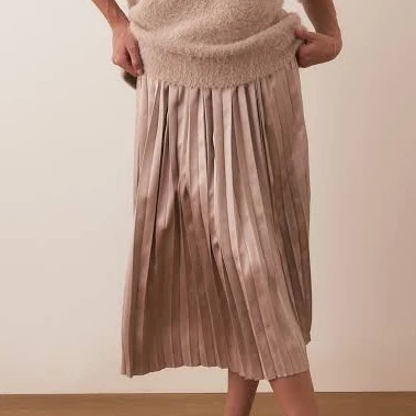 Marine Layer Women's Chelsea Pleated Midi Skirt