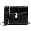 Bvlgari Serpenti Forever Crossbody Bag Calfskin Black Lghw