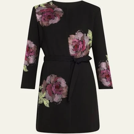 Libertine American Beauty Belted Collarless Wool Coat