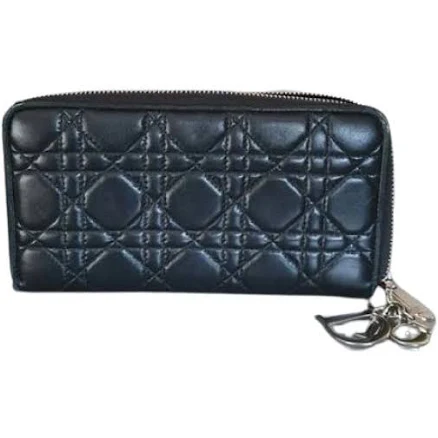 DIOR Lady Voyageur Cannage Lambskin Wallet