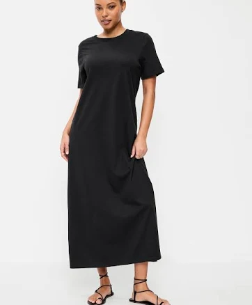 Old Navy Women's Vintage Crew-Neck Maxi Dress