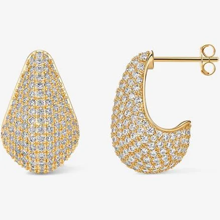 Pavé Drop Earrings