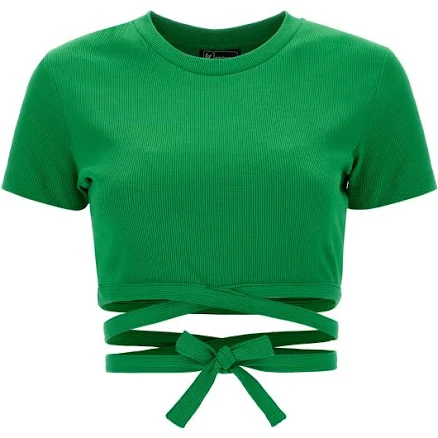 Cropped Wrap Around T-Shirt