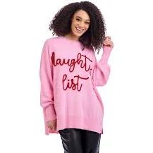 Naughty List Holiday Sparkle Sweater