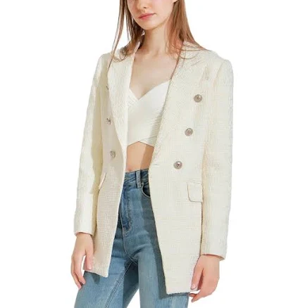 Belle & Bloom Princess Polina Textured Weave Tweed Blazer