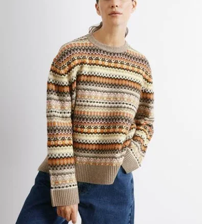 Albaray Fair Isle Crew Neck Sweater