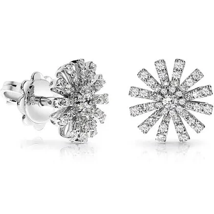 Damiani Margherita Earrings in White Gold