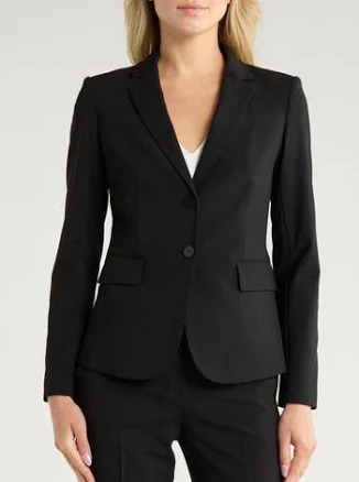Theory Women's Carissa Verve Stretch Virgin Wool Blazer