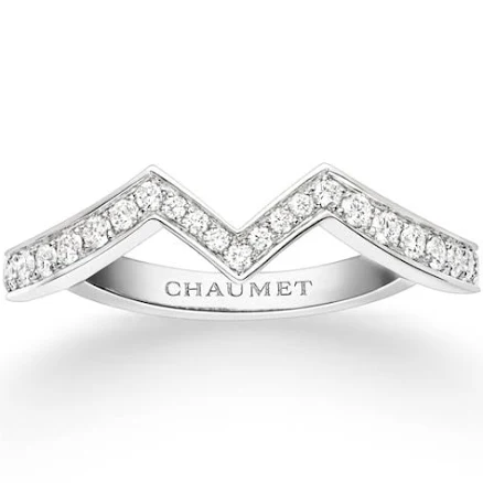 Chaumet Joséphine Amour d'Aigrette Platinum Diamond Wedding Band