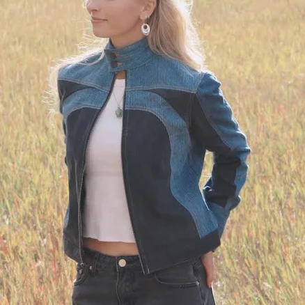 Rework Denim Motocross Jacket