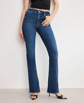 Good American Women's Soft Tech Good Classic Bootcut Jeans
