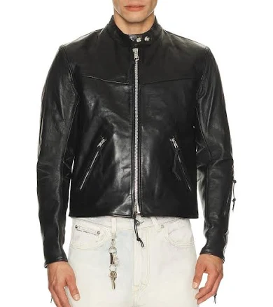 Our Legacy Yurei Leather Men Jacket - Whisker Black
