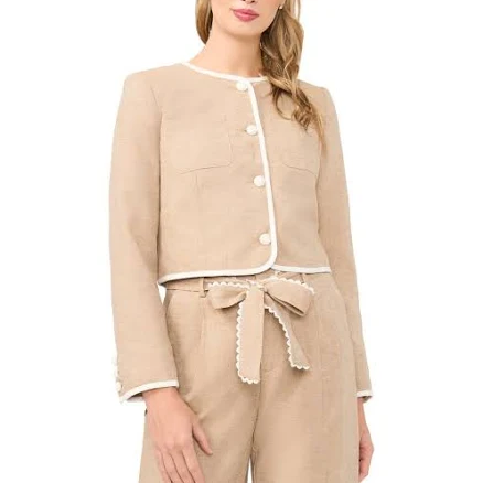 CeCe Women's Contrast Trim JacketCeCe Women's Contrast Trim Jacket