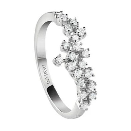 Damiani Mimosa White Gold Diamond Ring