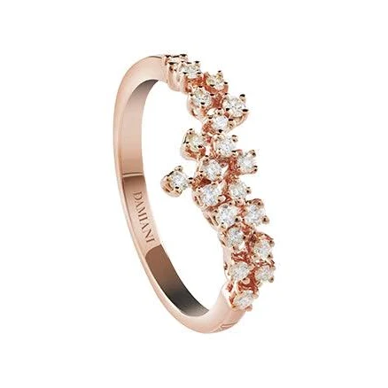 Damiani Mimosa Diamond Ring 0.42ct Rose Gold 20086883 | Howards