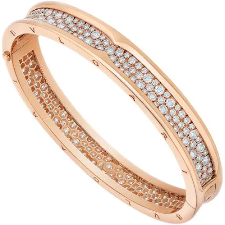 Bvlgari B.zero1 Rose Gold Diamond Bracelet