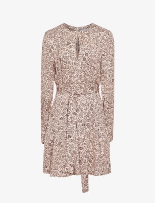 REISS - Billie floral print woven dress