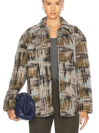 Bottega Veneta Shirt Jacket in Green - size XS