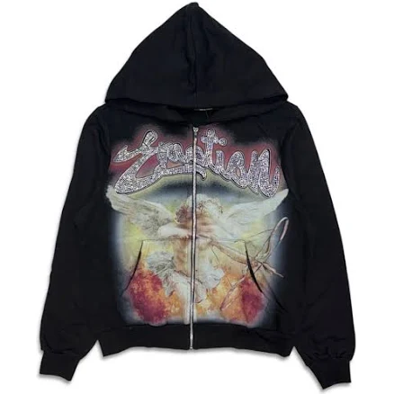 Mixed Emotion Rhinestone Hoodie