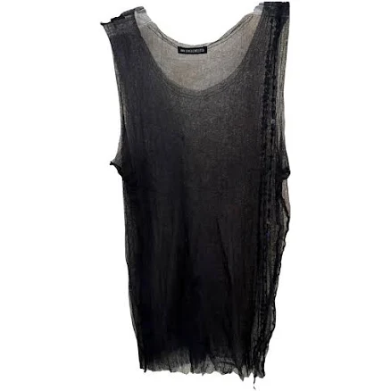 Ann Demeulemeester Distressed Tulle Top