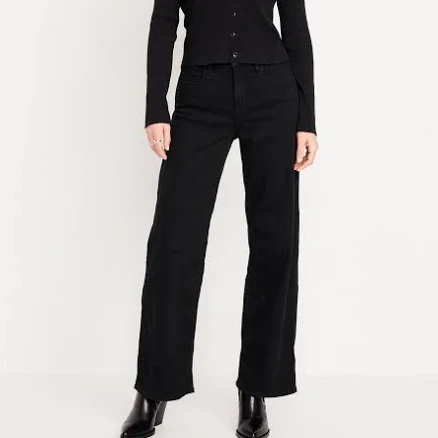 Old Navy Women's High-Waisted Wide-Leg Jeans
