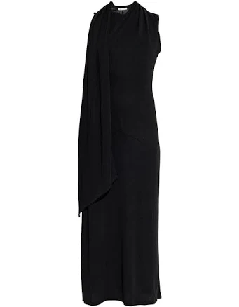 Ami Women Paris Black Viscose Casual Dress