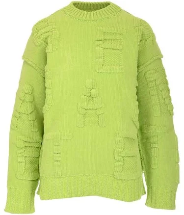 Bottega Veneta Logo-knit Chenille Women Sweater