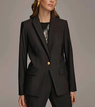 Donna Karan Women's One-Button Blazer