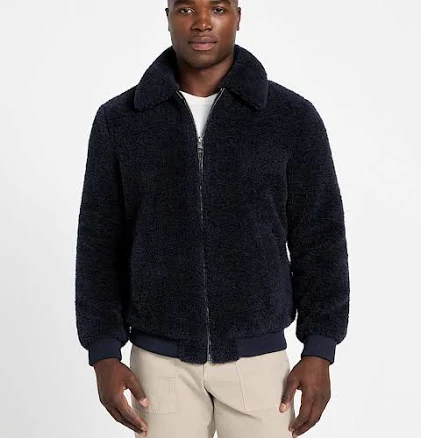 GUESS Eco Teddy Faux-Fur Jacket