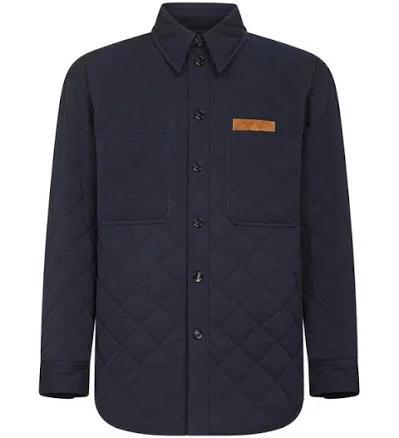 Bottega Veneta Men's Quilted Cotton Overshirt