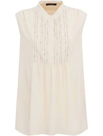 WOMEN Fabiana Filippi Crepe De Chine Long Top