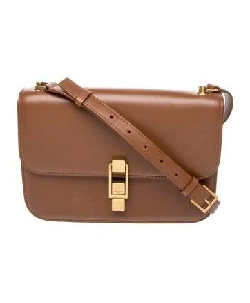 Saint Laurent Le Carré Leather Shoulder Bag