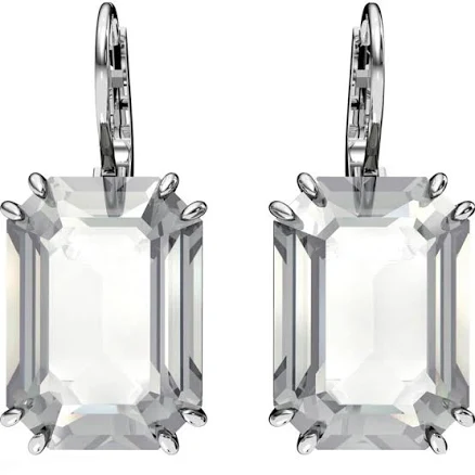 Swarovski Millenia Octagon Crystal Drop Earrings