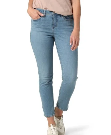 Lee Women's High Rise Slim Straight Jeans