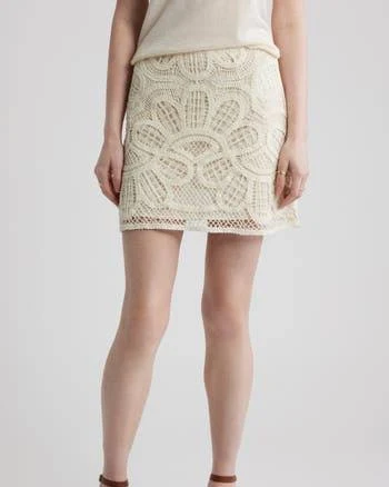 Treasure & Bond Crochet Miniskirt