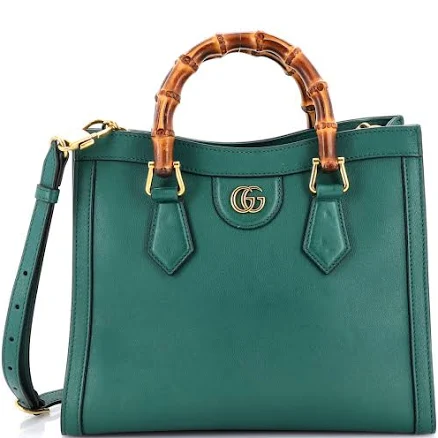 Gucci Diana Leather Tote Bag with Bamboo Handle