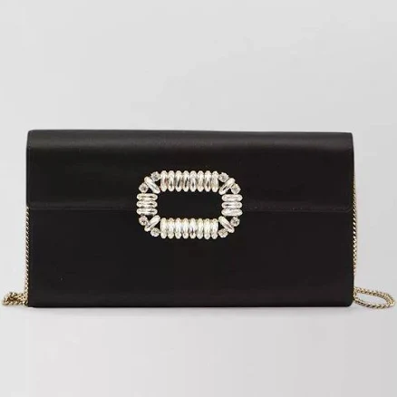 Roger Vivier Women's Satin Flap Clutch