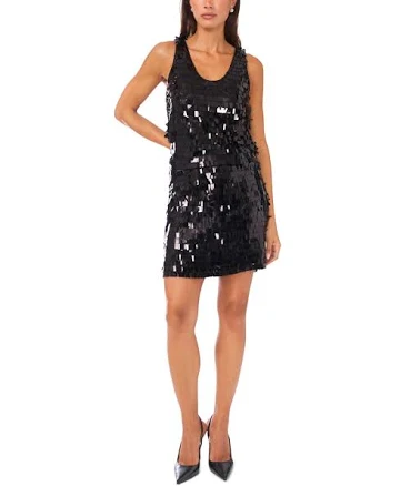 Vince Camuto Women's Sequin A-Line Mini Skirt