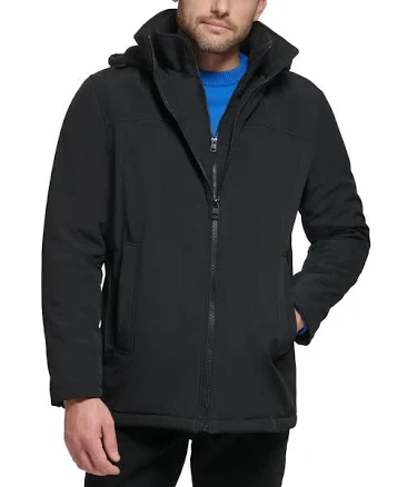Calvin Klein Men's Infinite Stretch Jacket with Polar Fleece Lined Bib