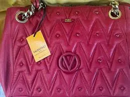 valentino Roman Stud Studded Shoulder Bag Medium Black Leather