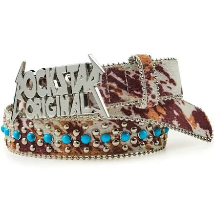 Rhinestone Rockstar Logo Belt