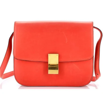 Celine Classic Box Bag in Grainy Leather