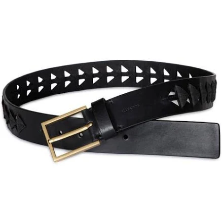 Allsaints Women's Triangle Slice Leather Belt