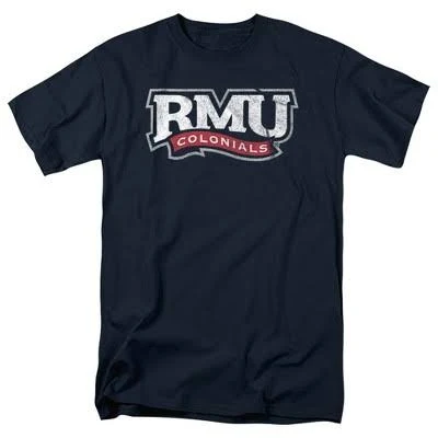 Robert Morris University Distressed Primary Logo T-Shirt