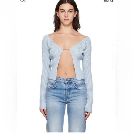 Women Jacquemus La Maille Pralu Longue Top